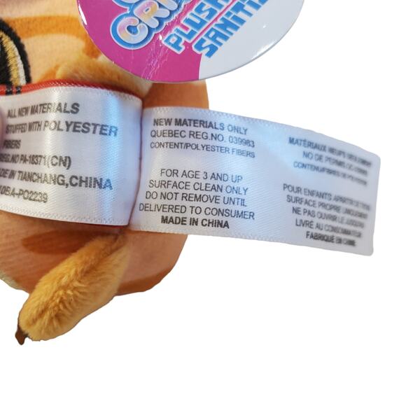 Tiger Plush Cat Stuffy Clean Critters Plush Hand Cleaner Holder - Picture 5 of 13